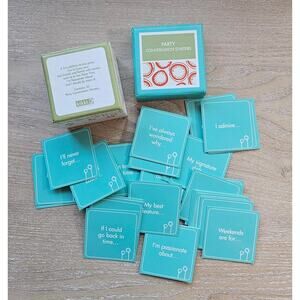 Party Conversation Starters - 50 cards